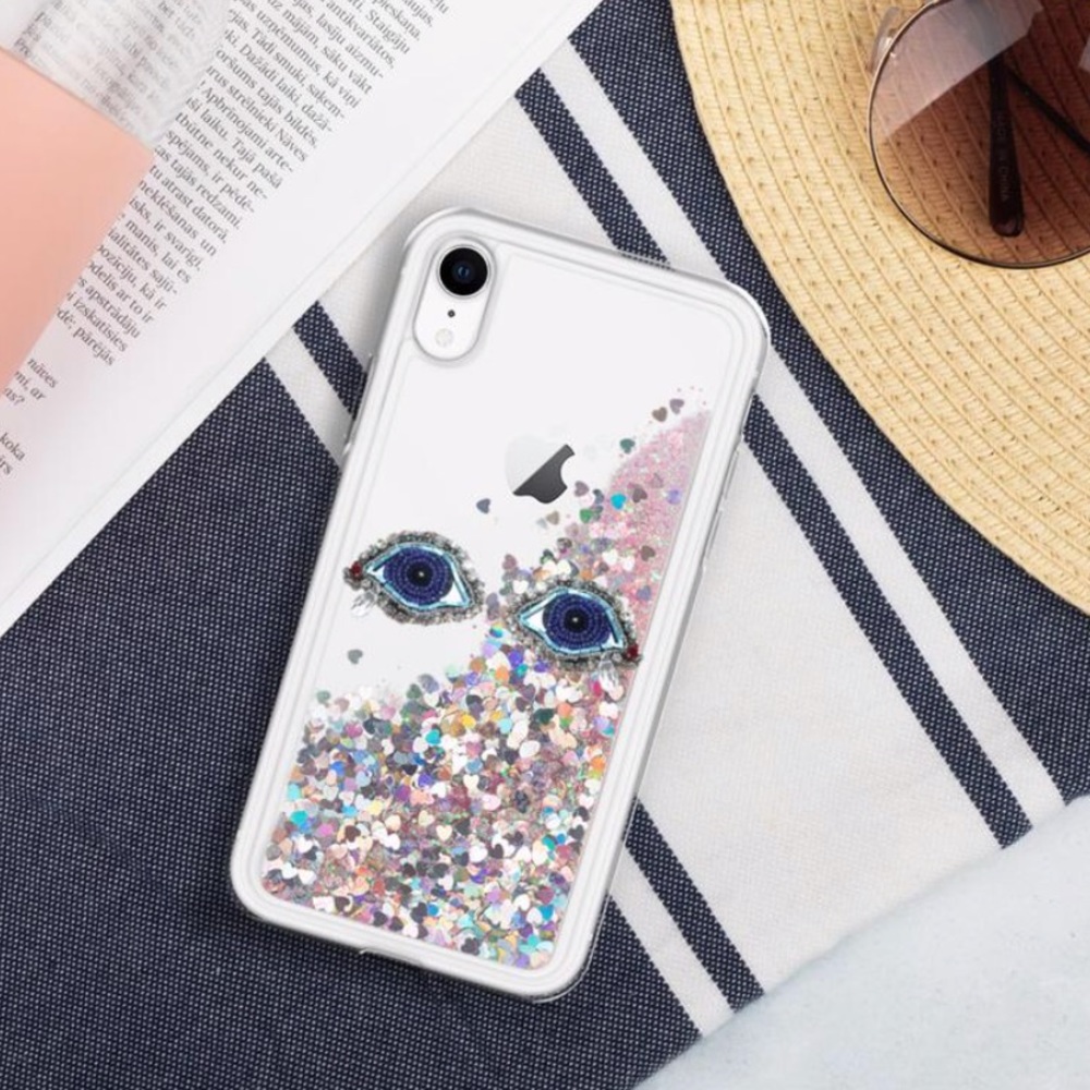 Ventcri Thirdeye Boho Liquid Glitter iPhone Case